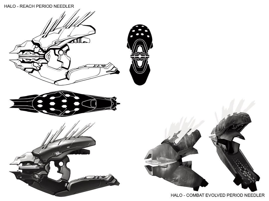 Concept art of the needler.