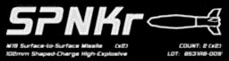 SPNKr logo and text found on the ammo case.