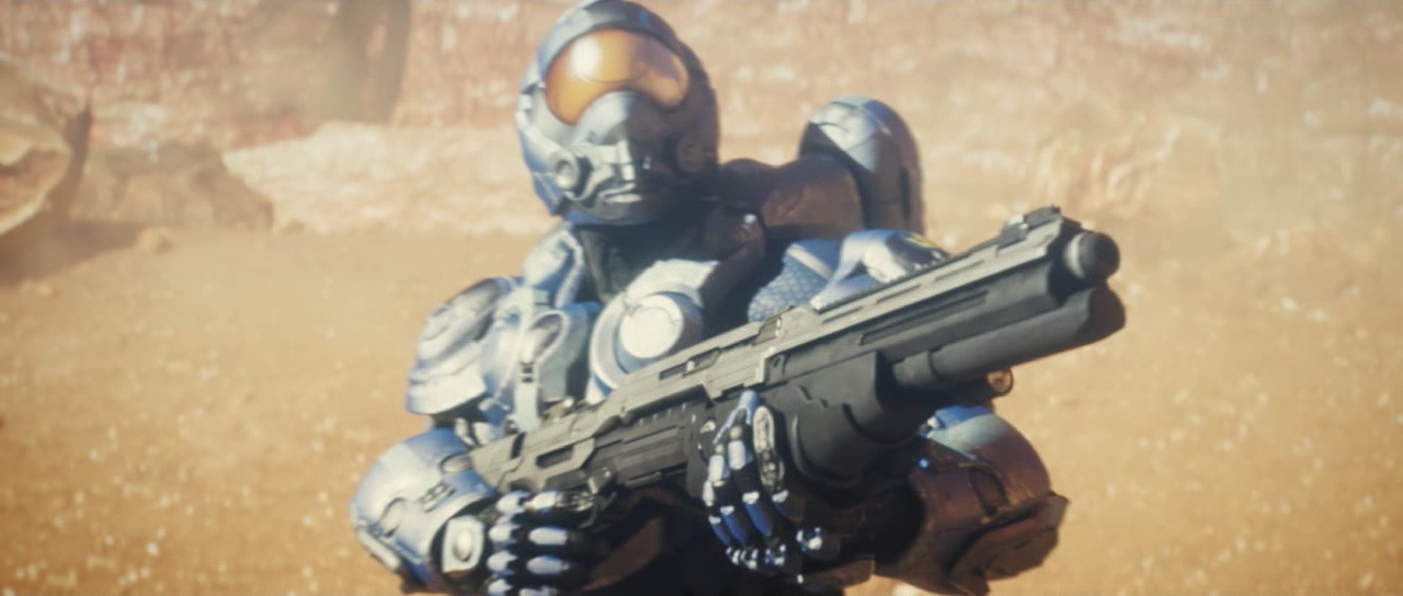 Carlo Hoya clad in GEN2 Operator armor during the Requiem campaign. From Halo 4 Spartan Ops episode Artifact.