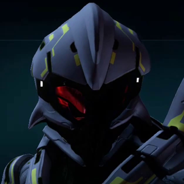 Render of Halo 5 beta's Blindside visor.