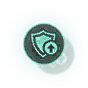 The icon for the Overshield armour ability.