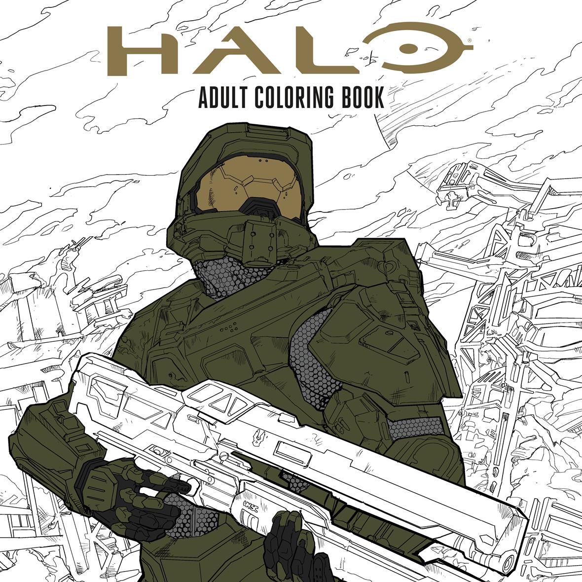 halo hunter coloring pages