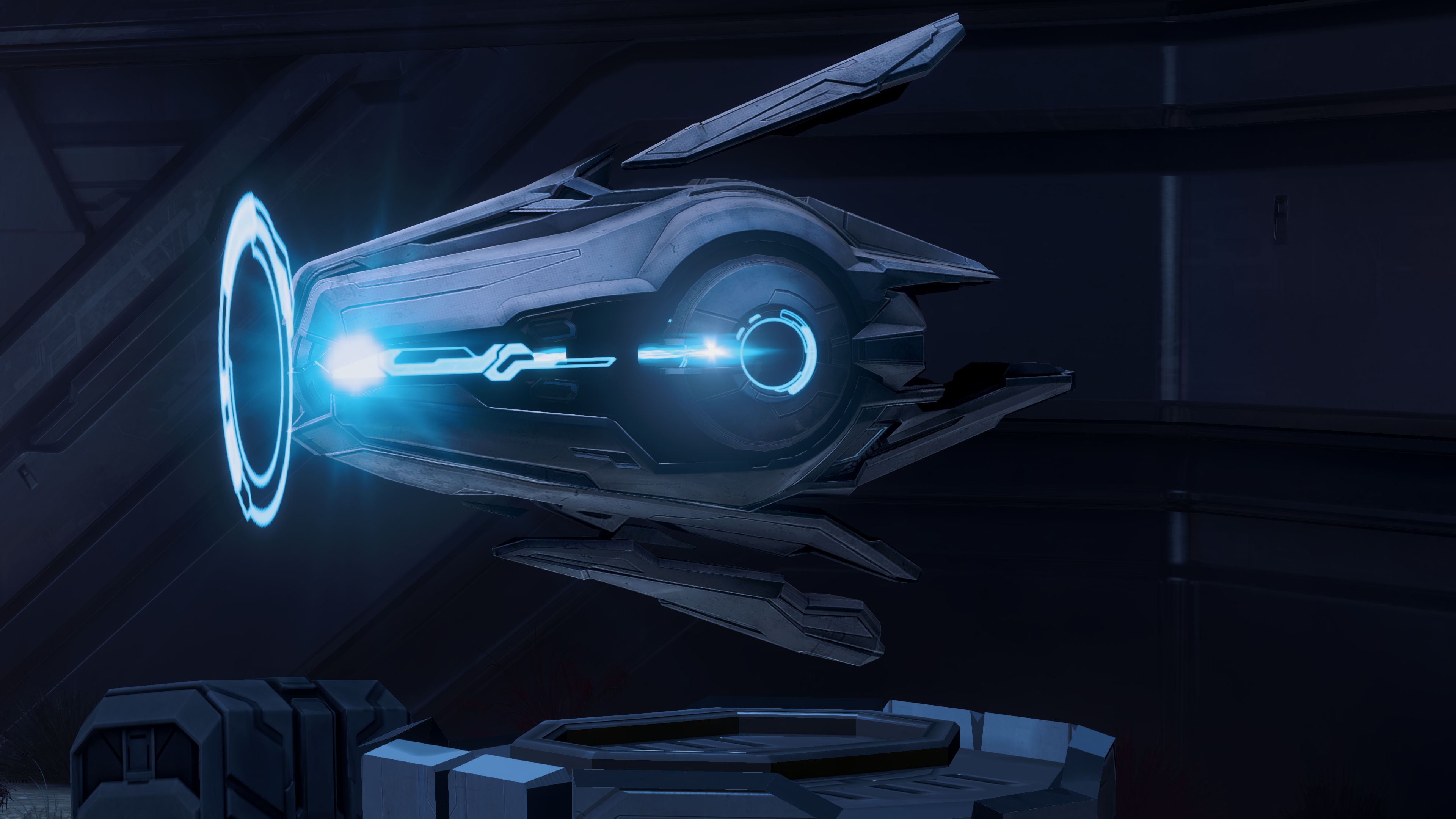 A friendly Z-510 focus turret during Requiem Campaign, as seen in Halo 4 Spartan Ops Episode 7 Key Chapter 3 The Search for Halsey.