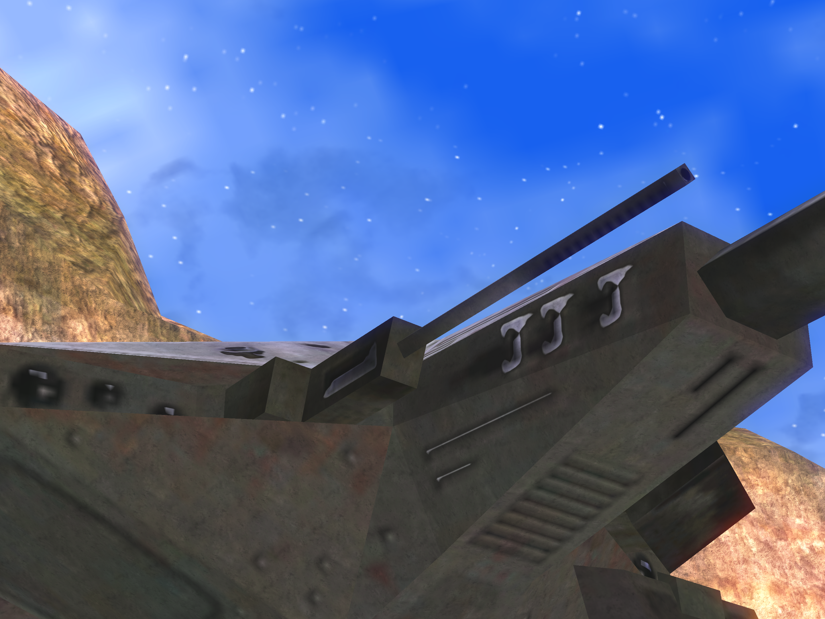 The M231 machine gun attached to an M808B Scorpion.