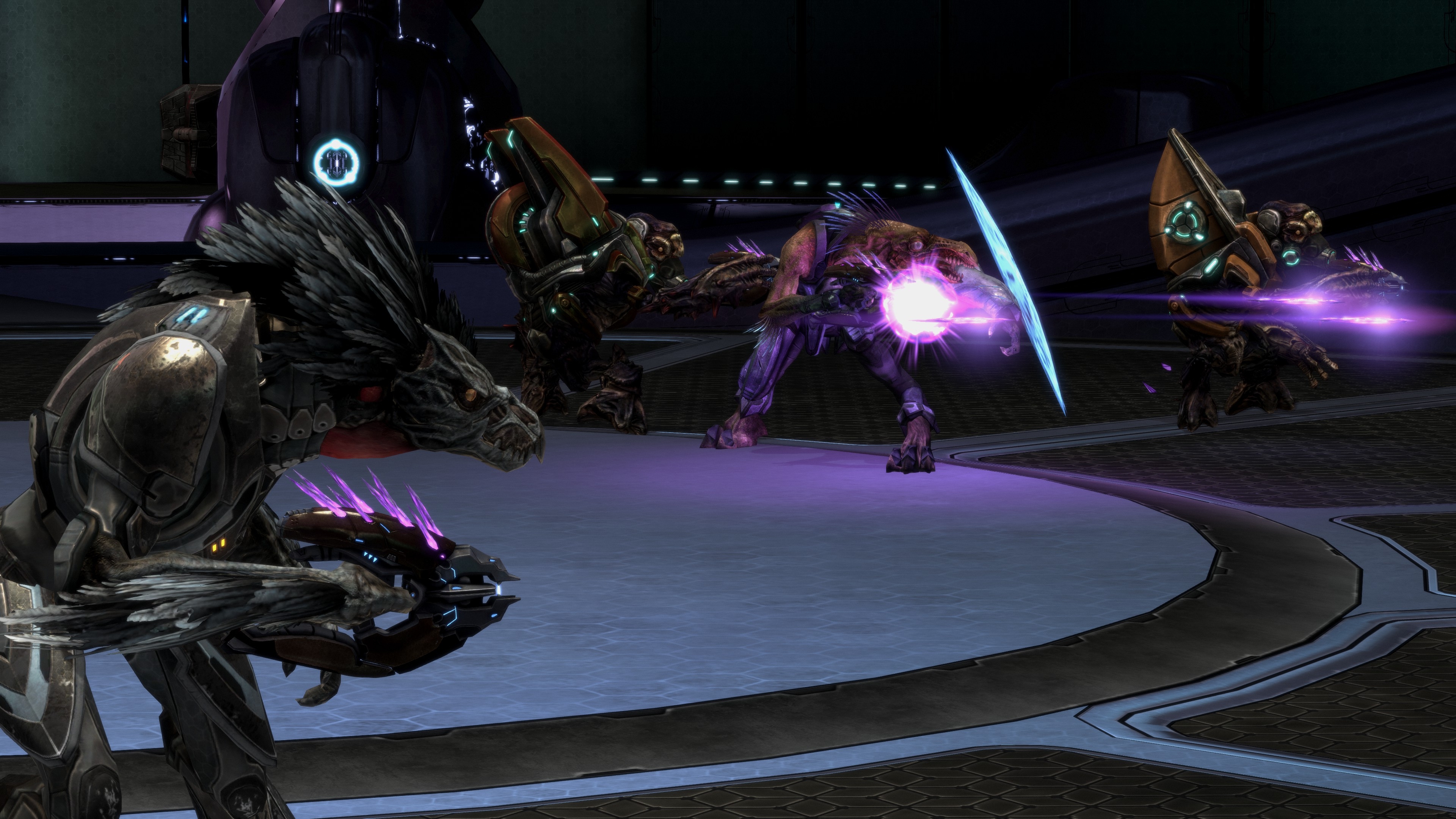 The needler employed by Kig-Yar and Unggoy.