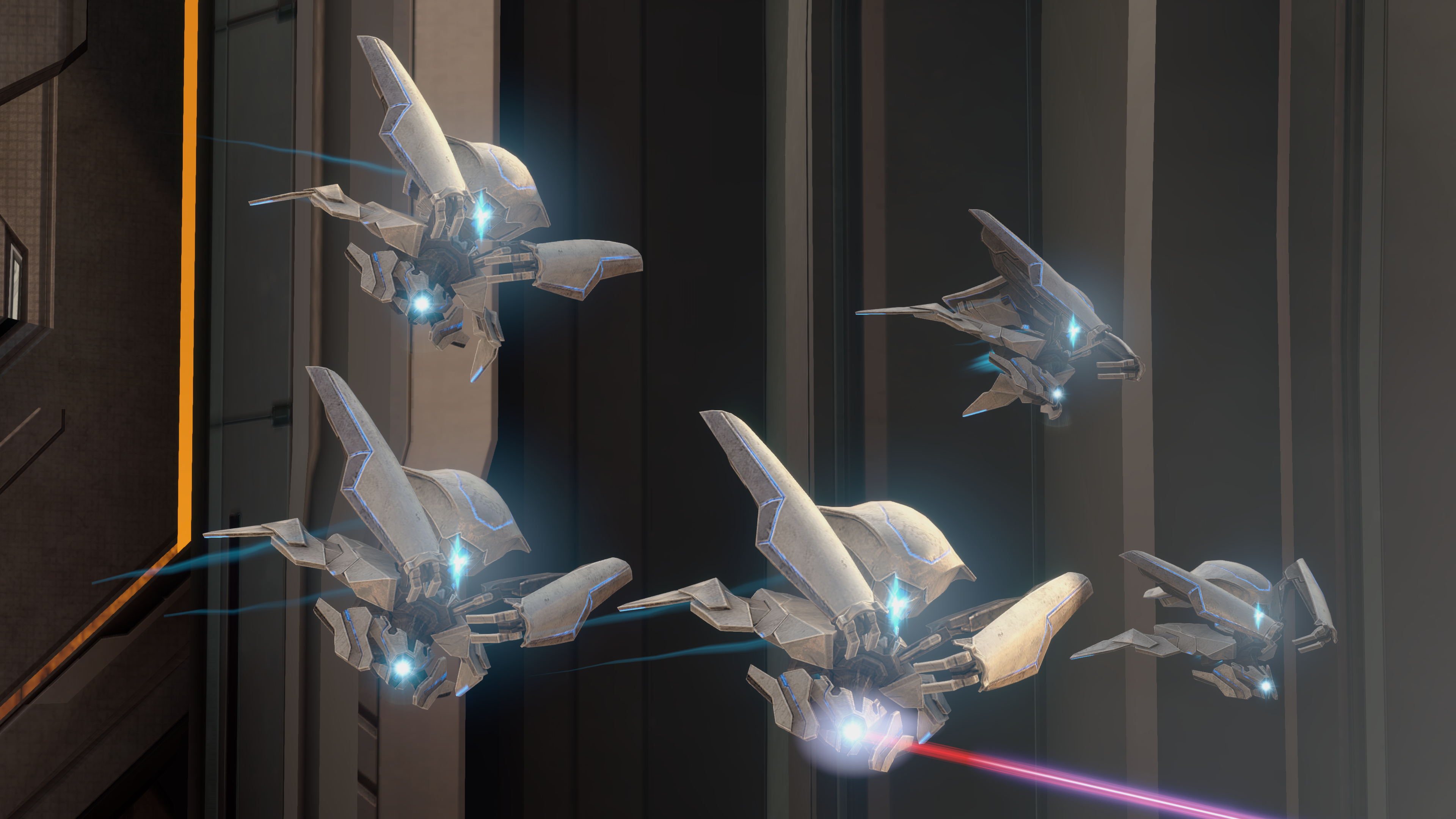 Two Aggressor Sentinels on Requiem. From Halo 4 campaign level Requiem.