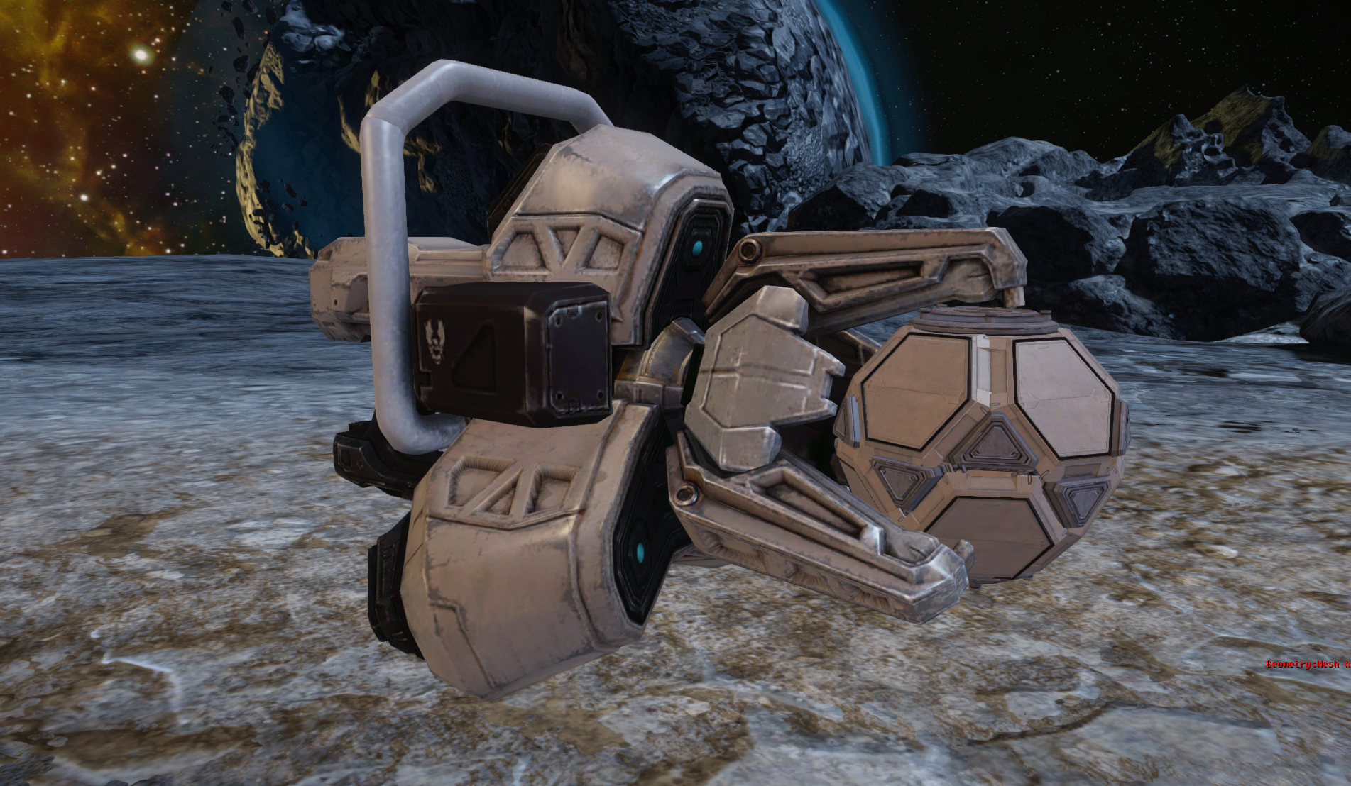 The Quantum Marker in Halo 4. Spawned on Impact via the Halo 4 Editing Kit.