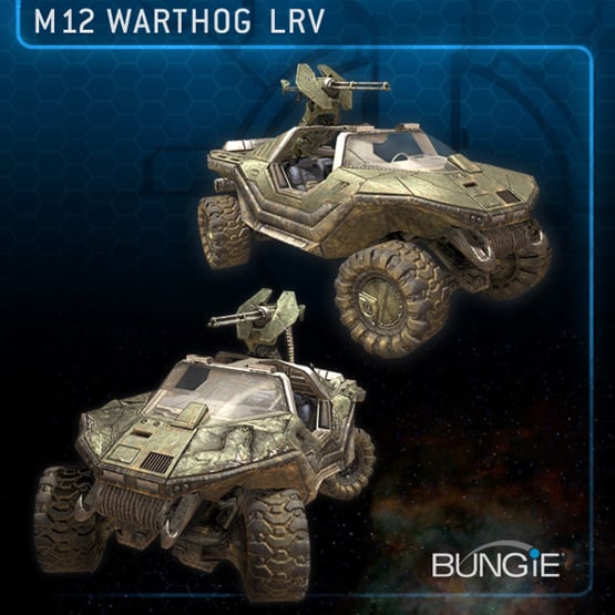 Angled views of the M12 Chaingun Warthog in Halo 3. Taken from Bungie.net.
