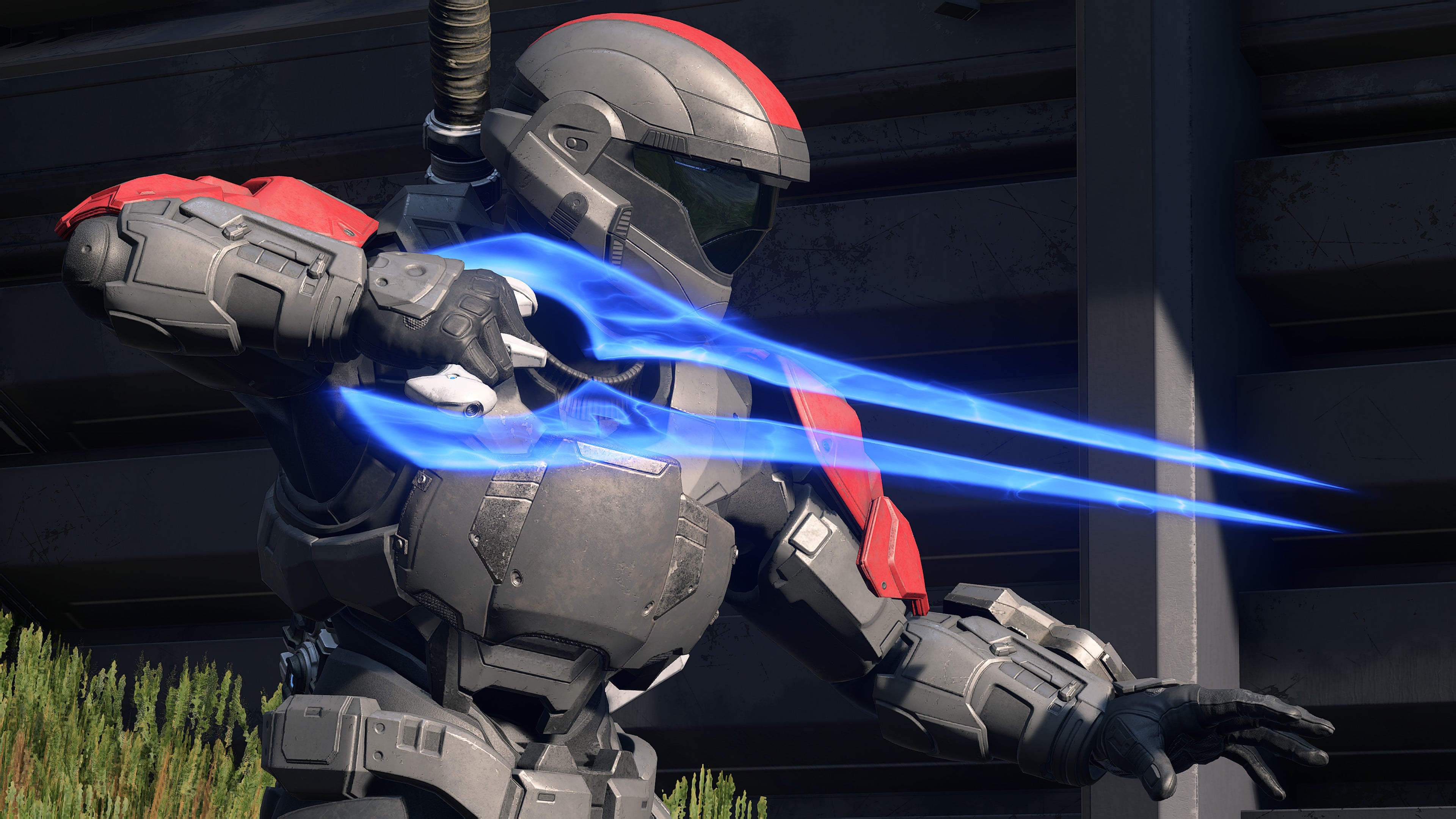 A ODST-clad Spartan with the Duelist Energy Sword in Halo Infinite.