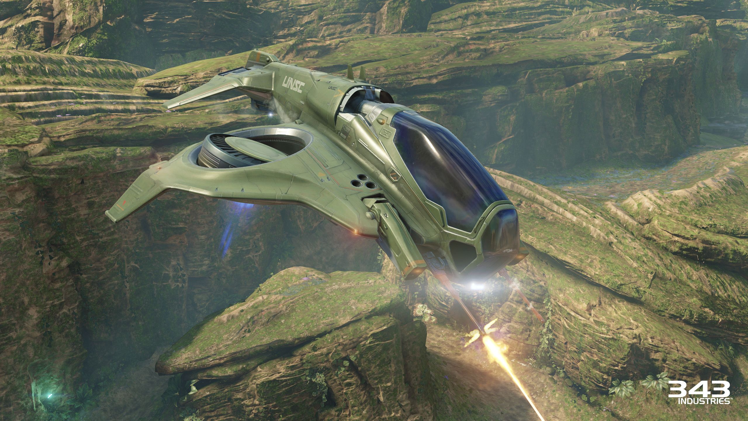 Screenshot of Attack on Sanctum, a map introduced in the Warzone Firefight update.