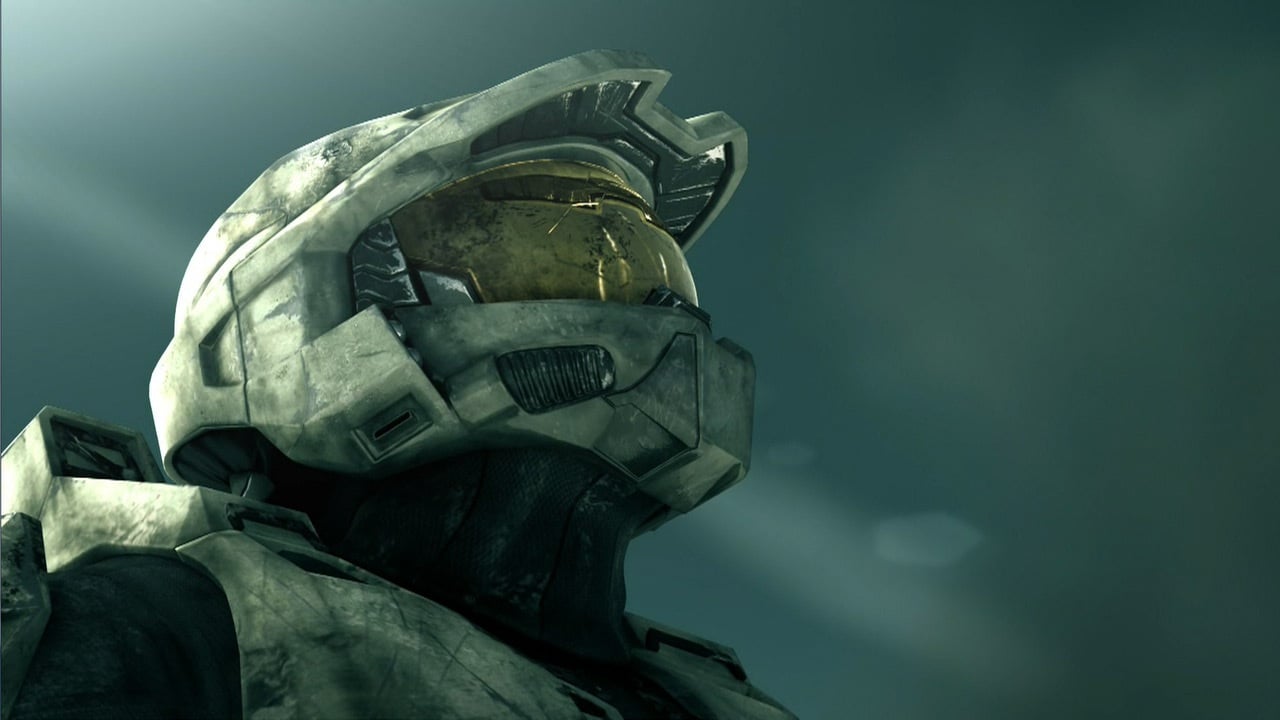 John-117 staring into the sky.