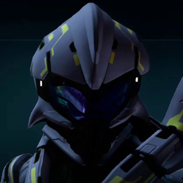 Render of Halo 5 beta's Sunspot visor.