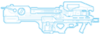 The HUD icon for the M6/V Spartan Laser's icon.