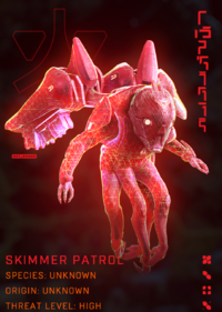 Skimmer Alpha as it appears in its target dossier.