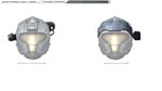 Reference of the CQB helmet attachments.