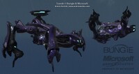 An in-game render of a Scarab from Halo: Reach.