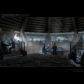 Concept art of the destroyed command centre.
