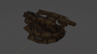 A render of the Forerunner Tank's model.