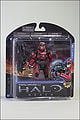 The red Spartan Operator figure in package.