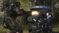 A game of Generator Defense in the Halo: Reach Multiplayer Beta.
