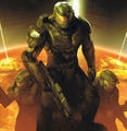 The original roster of Blue Team (Kelly, John, and Sam) on the 2010 Halo: The Fall of Reach cover.