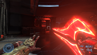 HUD of the Bloodblade in Halo Infinite.