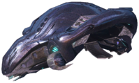 A view of the Phantom as it appears in Halo 3.