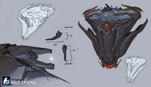 Concept art for the Halo 5 Forerunner socket system.