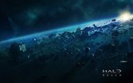 An asteroid belt in Halo: Reach.