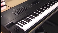 Closeup of the Kurzweil K2500X used as the master keyboard to compose in the Bungie studio.