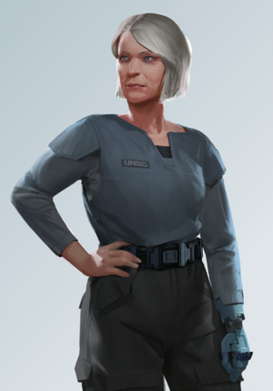 Catherine Halsey in the Halo Encyclopedia (2022 edition).