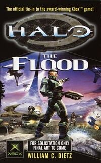 Original cover art for The Flood. Source: Fantastic Fiction. Accessed on 2008-31-07