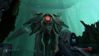 A Guardian enemy modded into Halo 3 by modder RejectedShotgun, using the model found on Epitaph. Notably, this fan-made restoration was described by Vic DeLeon as looking almost exactly like the intended Guardian enemy in the original game.[7]