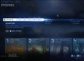 Final version of the chapter selection menu in Halo 4.