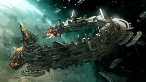 Concept art of Gamma Station for the Defiant Map Pack map Condemned.