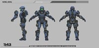 Concept art of the armor