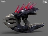 An unused concept of the Needler, redesigned in the "bio-organic" style of the Za'zayara-pattern Harvester.