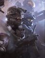 Blue team concept art for Halo 5: Guardians.