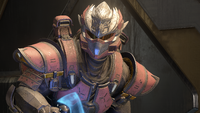 Front view of the Hayabusa helmet.