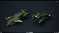 Finalized models of the D81 Condor in Halo Wars 2.