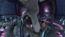 High Charity's Mid Tower in Halo 2: Anniversary campaign level Gravemind.