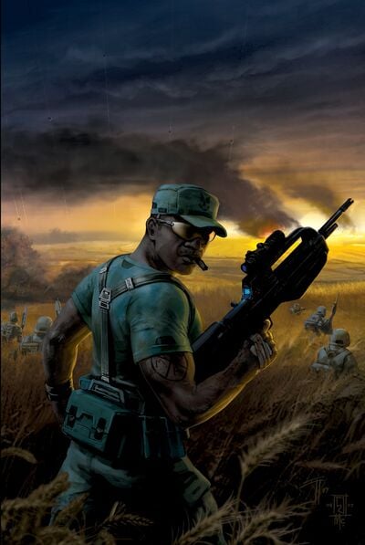 Logo-less cover art of Contact Harvest.