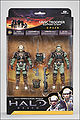 The UNSC Trooper Support Staff figures in package.