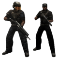 Two different types of NMPD cops in Halo 3: ODST.