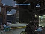 The MJOLNIR Mark V heads-up display featured in the Halo: Reach Beta.
