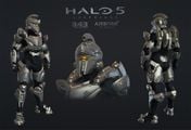Renders of the Achilles armor for Halo 5: Guardians.