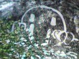 The picture of Kilroy as seen on a rock near Blue Base.