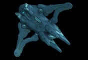 The high-poly source asset for the Banshee.