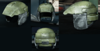 Marine helmet overview in Halo 2: Anniversary.