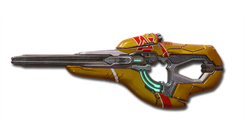 A render of Rain of Oblivion, a weapon variant in the Infinity's Armory update.